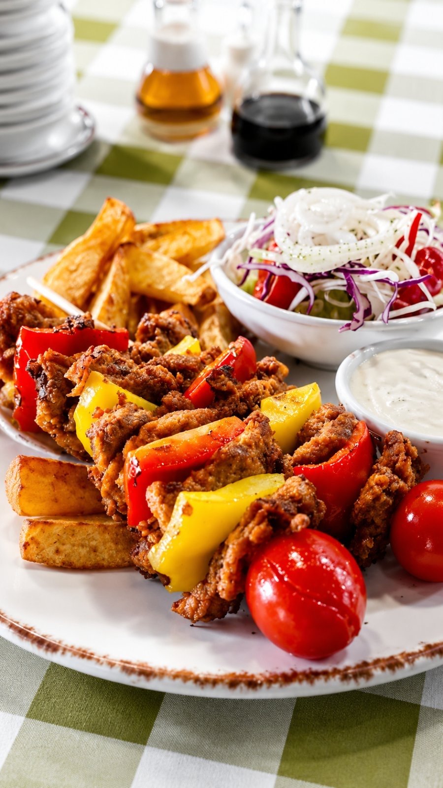vegan and vegetarian dish