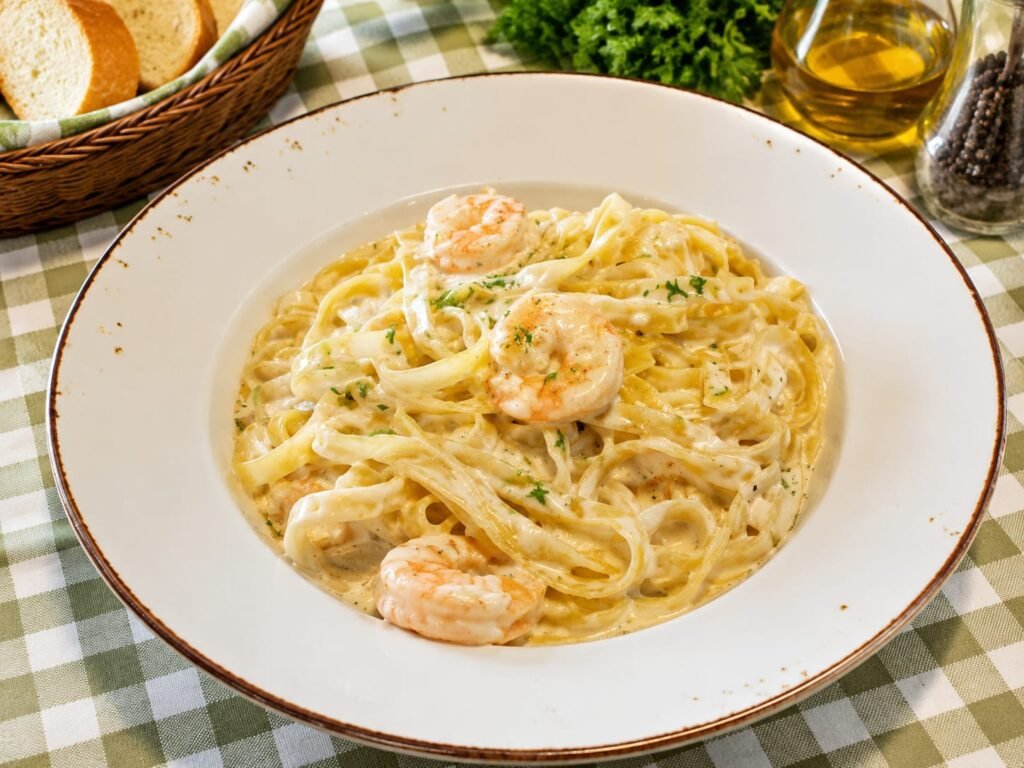 Tagliatelle with Prawns