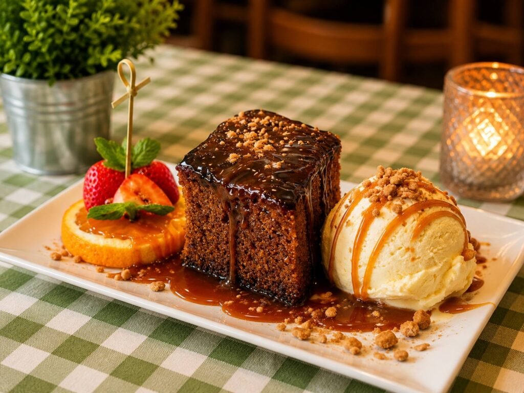 sticky toffee pudding