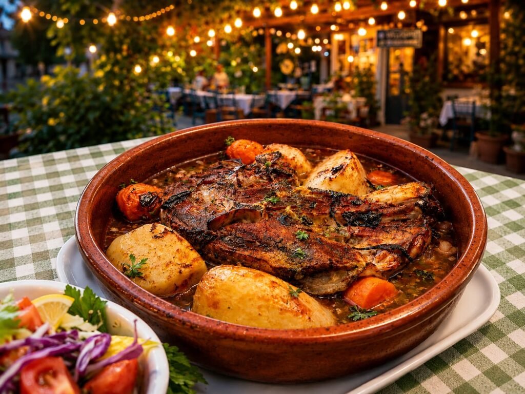 Traditional Greek Kleftico Agia Napa restaurant