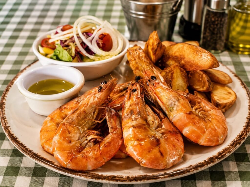 Grilled King Prawns
