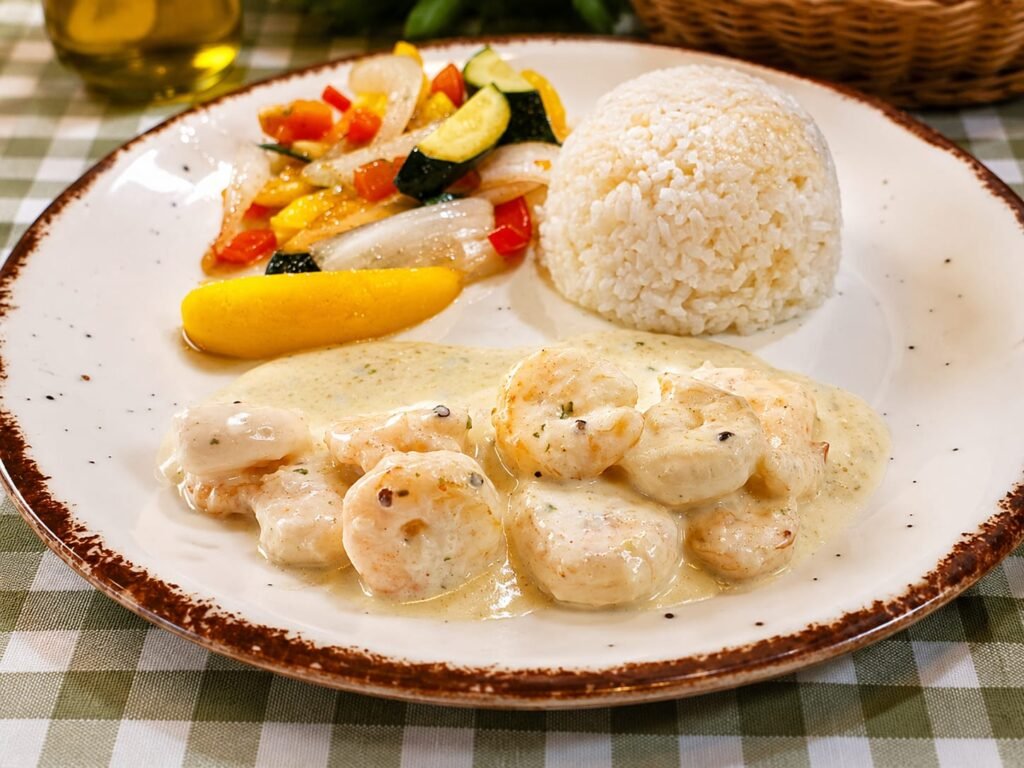 Garlic King Prawns